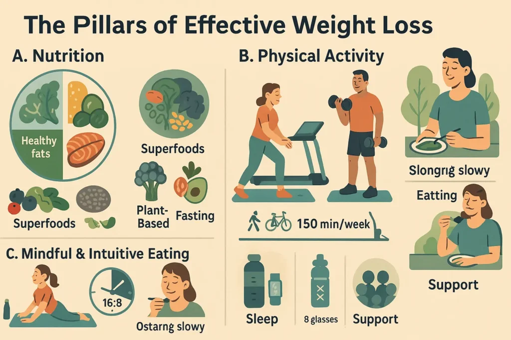 The Pillars of Effective Weight Loss The Pillars of Effective Weight Loss